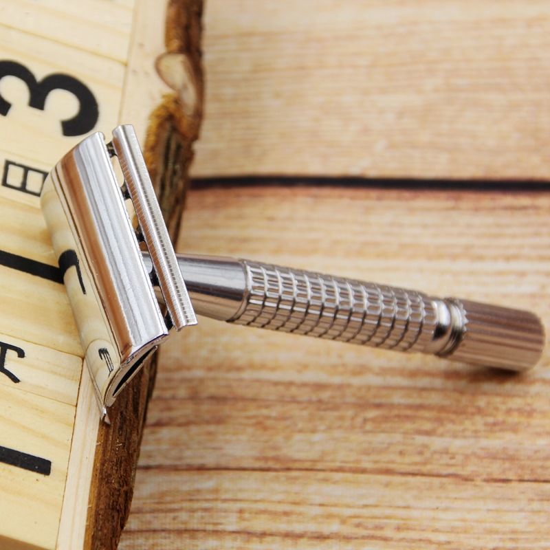 New Double Edge Safety Razor Portable Detachable Mens &Womens Hair RemovalShaving Razors Classic Metal Manual Shaver