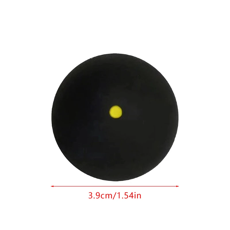 1PC Professional Rubber Squash Ball for Racket Red Dot Blue Bot Yellow Fast Speed Beginner or Training