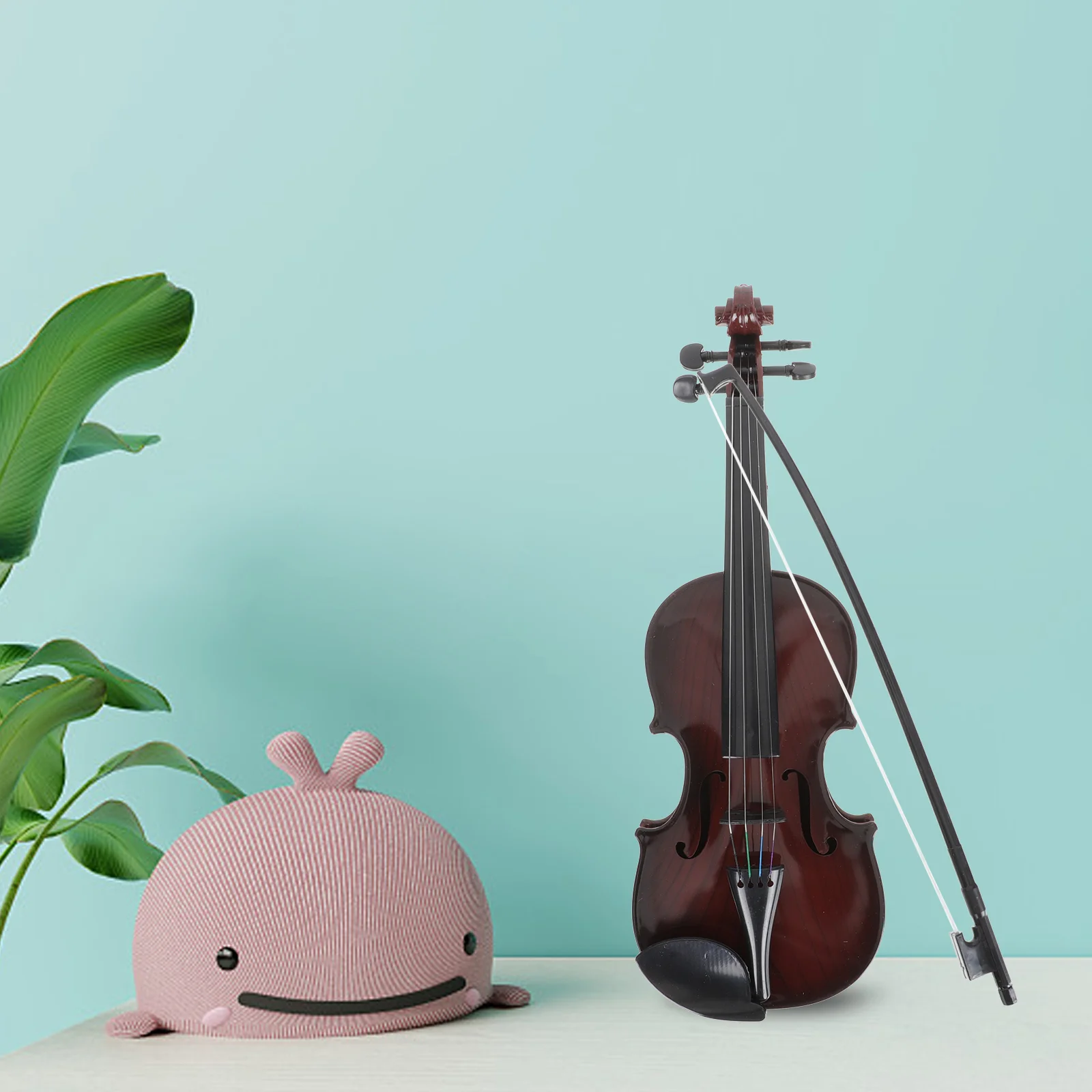 1 Set of Strings Instrument Children Violin Toy Violin Plaything Musical Instrument