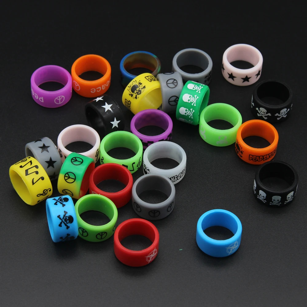 Silicone Rubber Band Decorative Band 18mm For Butterfly knife Mini Fishing Rod Silicone Handle Band Anti Slip O-shaped Ring - view 3