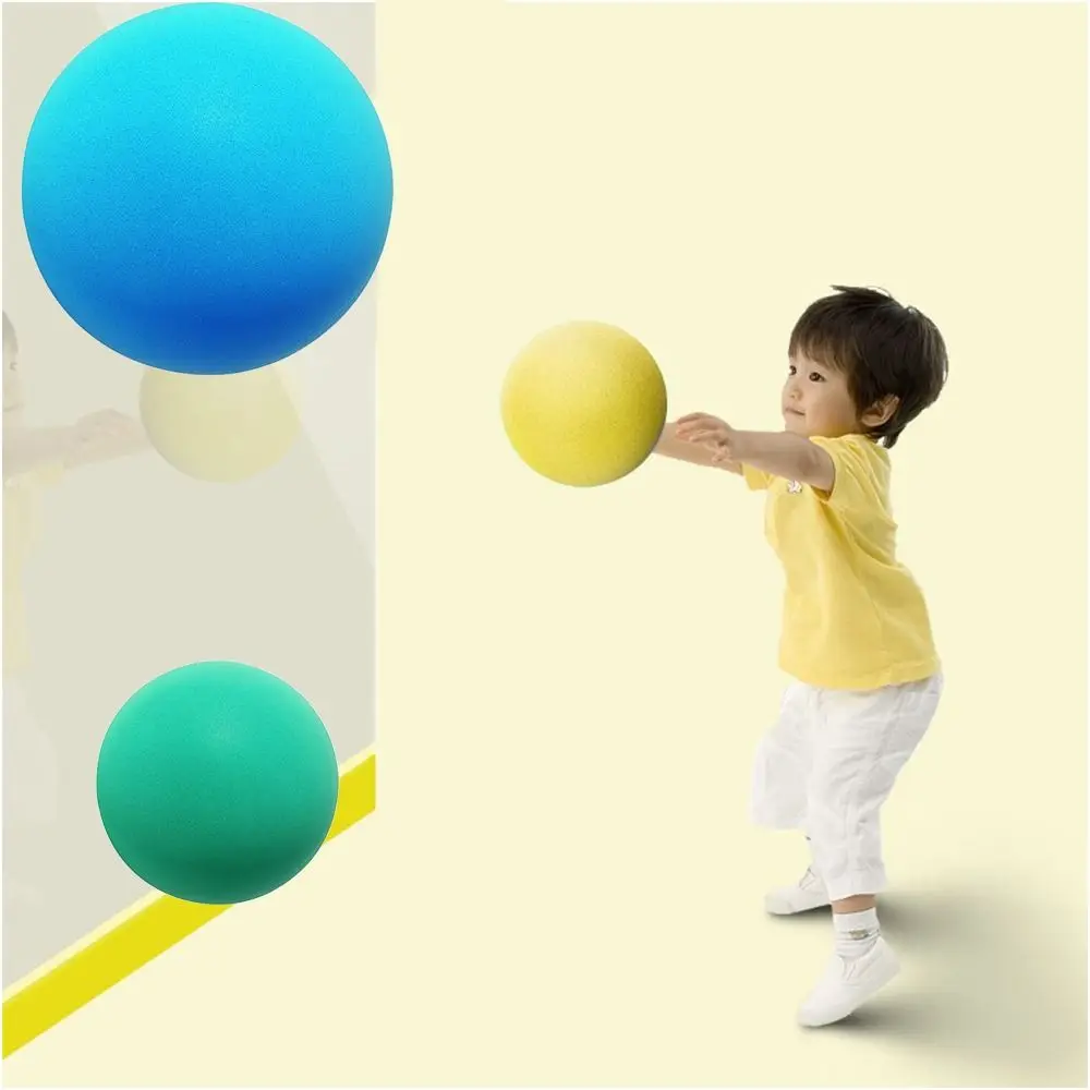 Easy to Grip Silent Basketball Indoor Activities Foam Bouncing Basketball Squeezable Lightweight Training Ball Outdoor Sports