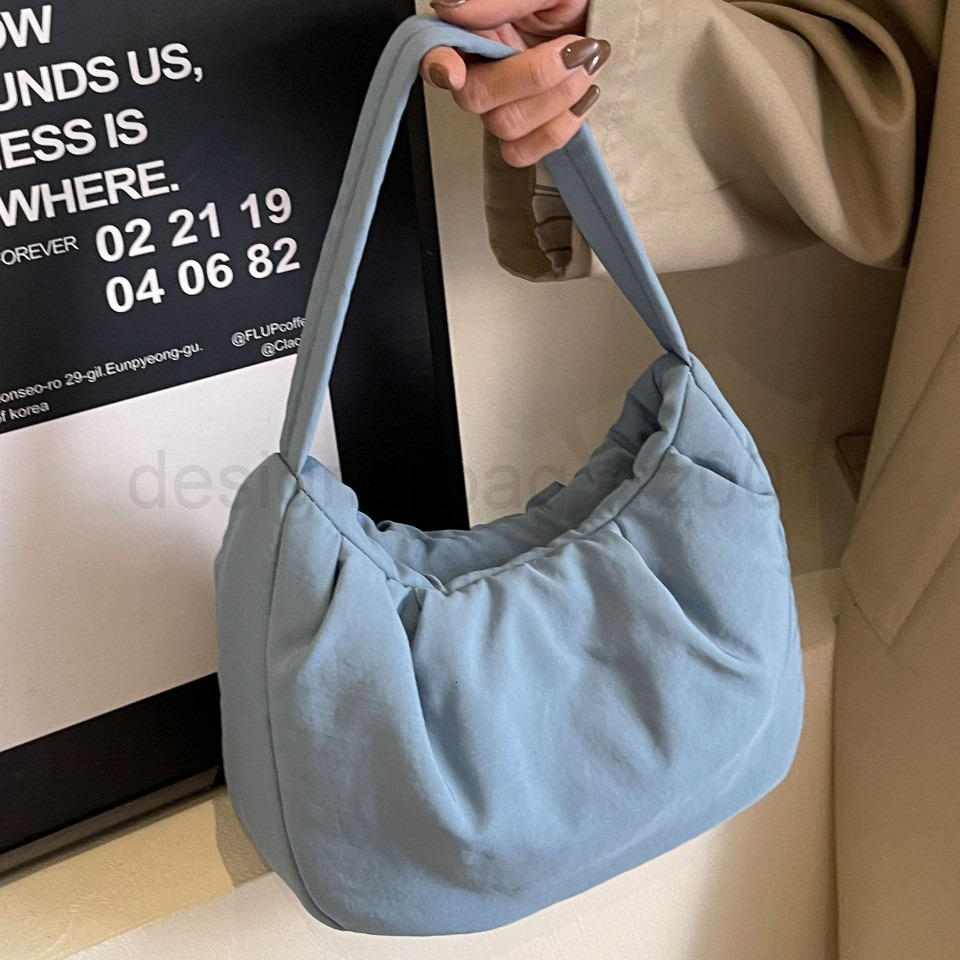 Bag Designer Fashion Classic 10a Top Woman Handbagevening Bags Niche Pleated for Women Korean Version Cream Candy Underarm Casual and Fashionable One 