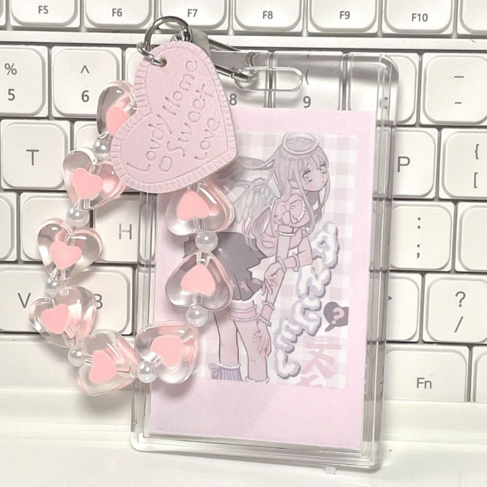 Kawaii 3 inch Kpop Photocard Holder Credit ID Bank Card Photo Display Holder Bus Card Protective Case Pendant