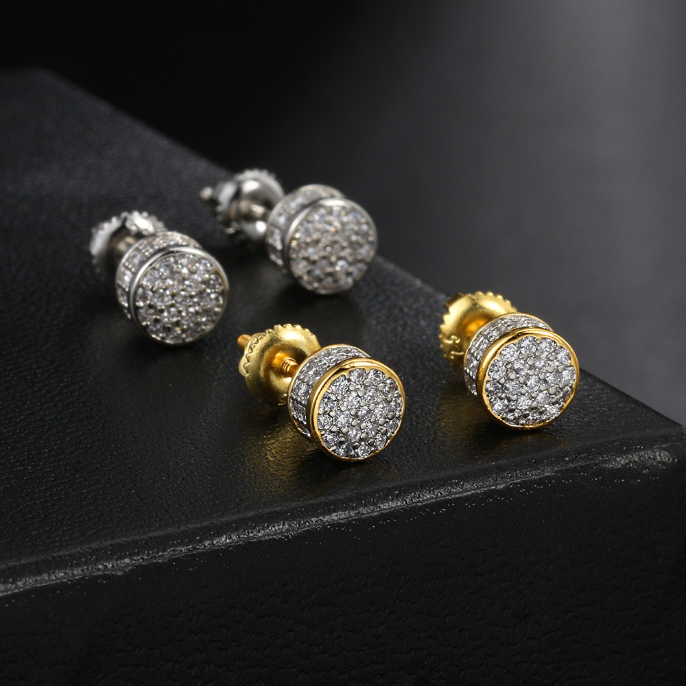 Light Luxury Thread Earrings for Women Micro Set AAA Zircon Trendy Earrings