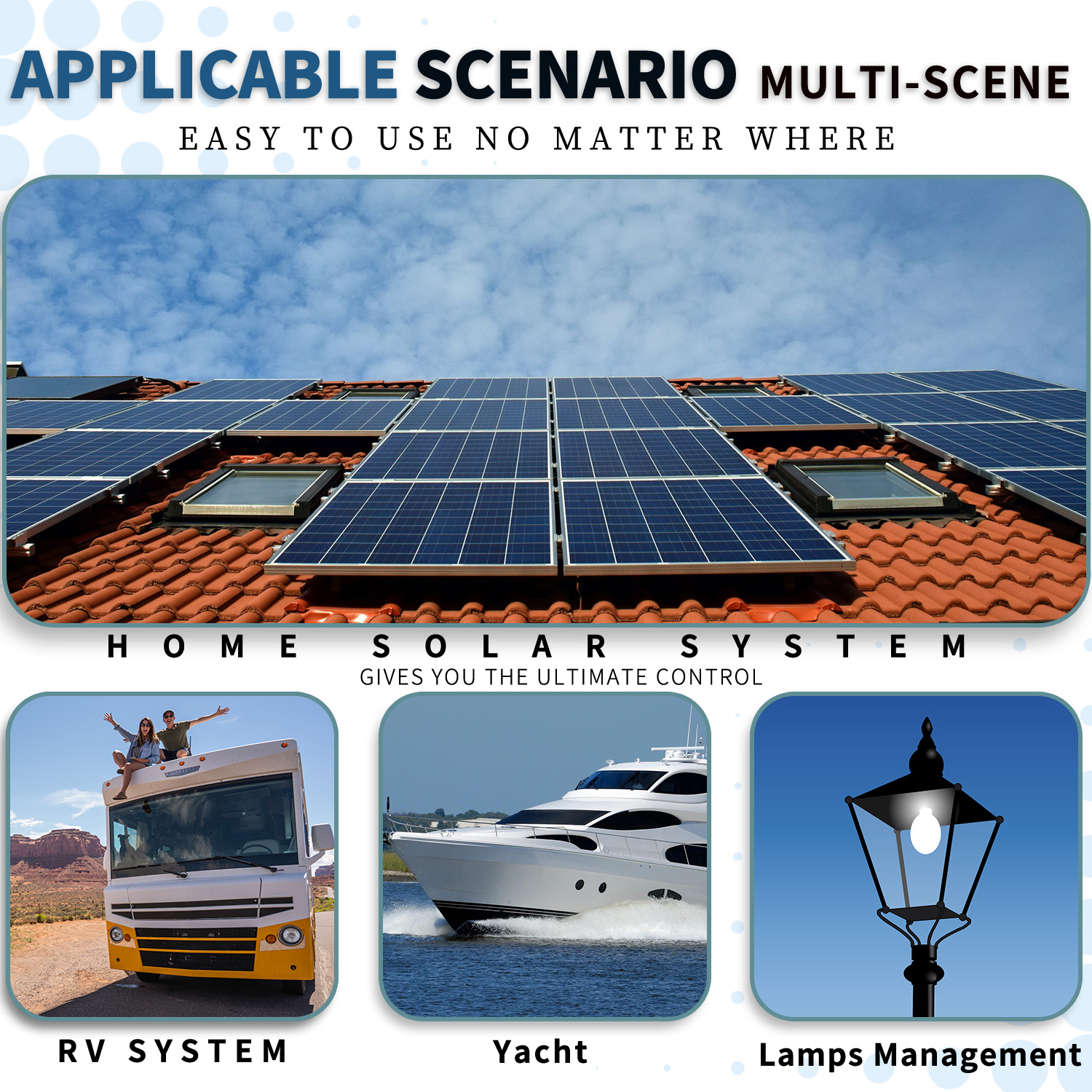 POWLSOJX 60A 80A 100A MPPT Solar Charge Controller 12V 24V 36V 48V Solar Panel Battery Intelligent Regulator