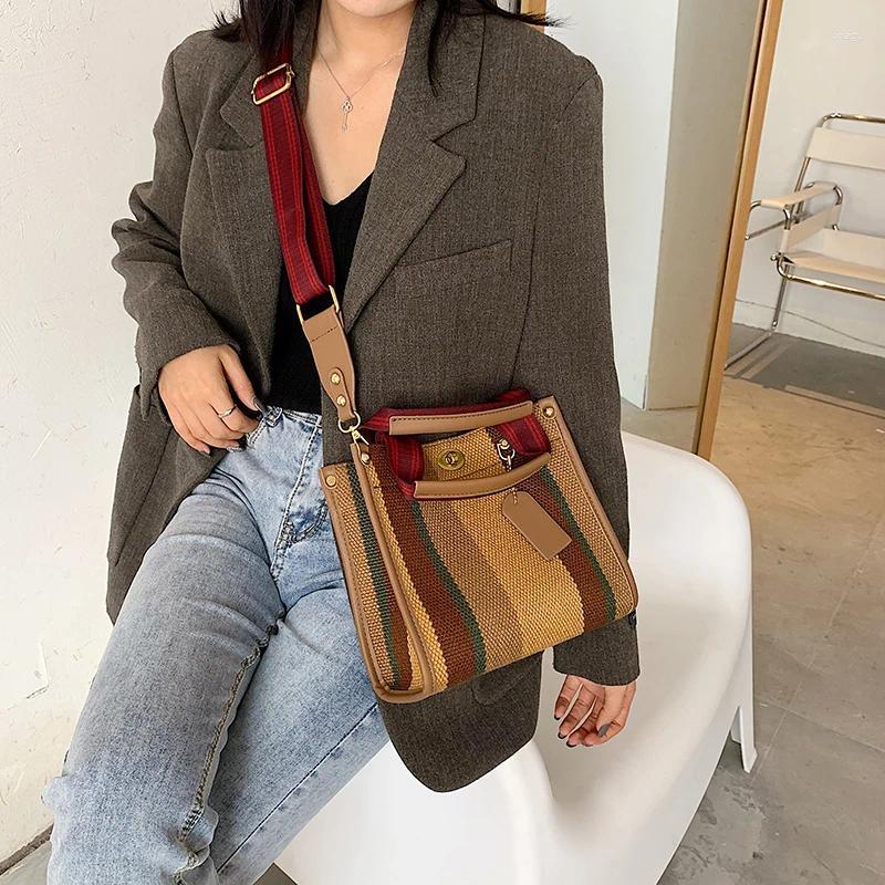 Totes Women Canvas Handbags Shoulder Bags Large Capacity Ladies Crossbody For Fashion Female Tote Messenger Bag