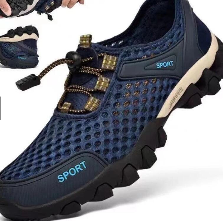 Breathable Sneakers Fashion Shoes For Men Climbing Hiking Gym Shoes #HXTE41 Men Outdoor Beach Wading Tenis Barefoot Sneakers