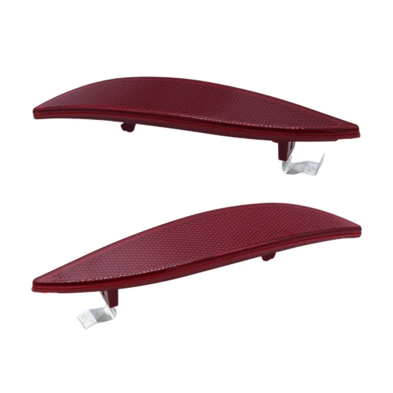 2Pcs Car Reflective Strip for Renault Megane 3 Rear Bumper Signal Light Reflector 265650004R,Left/Right