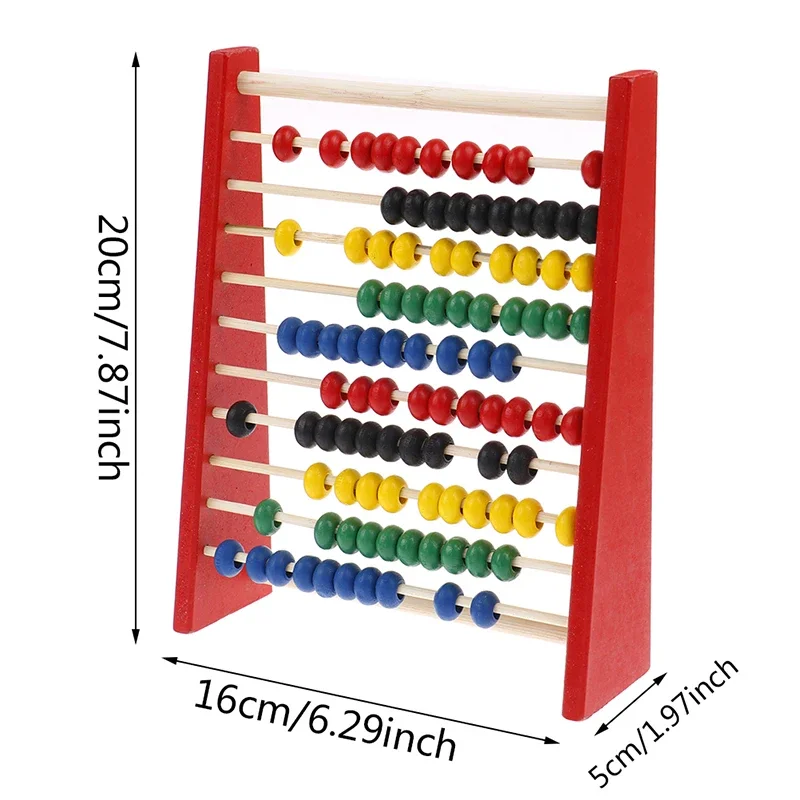 Intelligence Development Wooden Abacus For Kids Mathematics For 3-6 Year Olds Wooden Children's Educational Toys