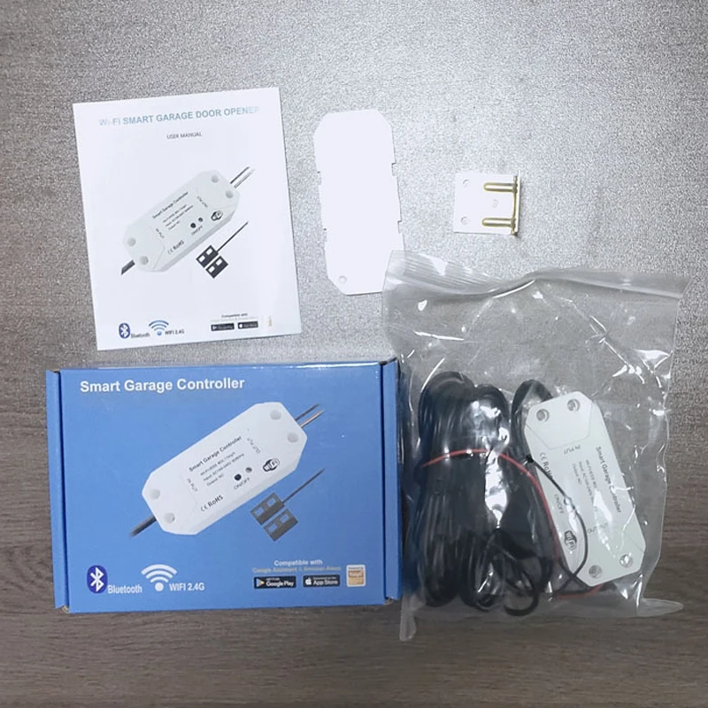 Tuya WiFi Garage Door Opener Sliding Gate Controller Switch Module Smart Life App Control Works with Alexa Google Assistant Siri