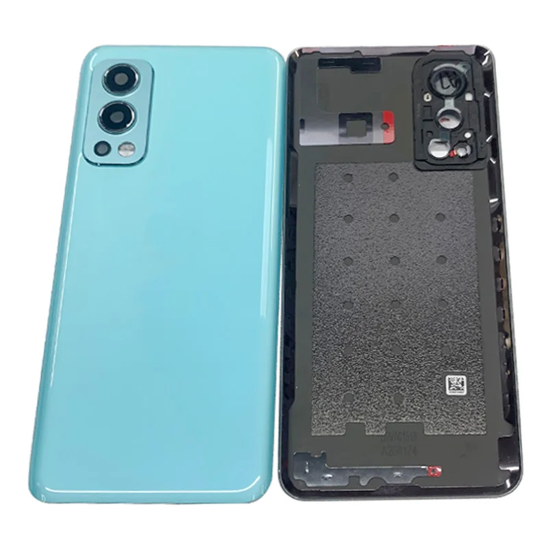 Battery Cover Rear Door Housing Case For OnePlus Nord 2 5G DN2101 DN2103 Back Cover with Camera Frame Lens Logo Repair Parts