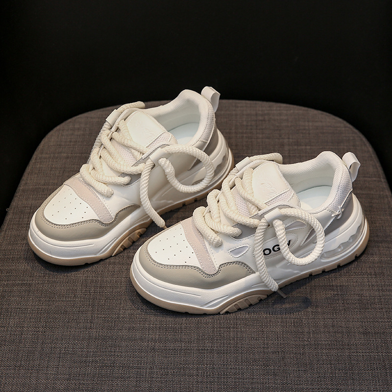 2025 Sneakers College Style Women Shoes Vulcanize Light Casual Designer Comfortable Lace-up Breathable