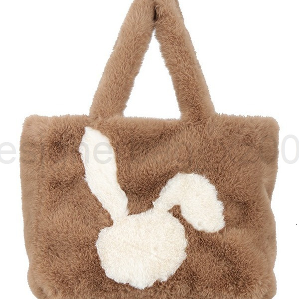 Fashion Classic Bag Designer 10a Top Woman Handbagevening Bags New Hairy with Cute Rabbit Pattern Large Capacity Plush Tote Celebrity Casual Shoulder
