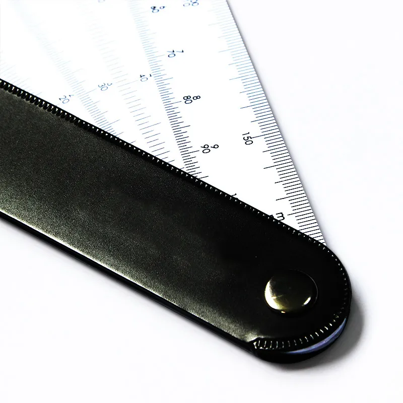 Scale Ruler Fan Shape with 5 Blades for Engineering Architects Multifunctional Multiscale 5 Sizes Foldable Rulers