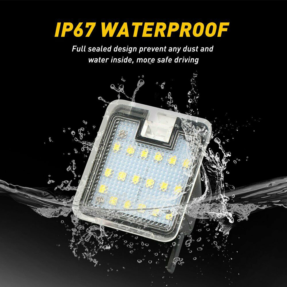 Car Pathway Lights LED Puddle Lamps Under Rear View Side Mirror For Mondeo MK4 Focus Dopo Escape C-Max