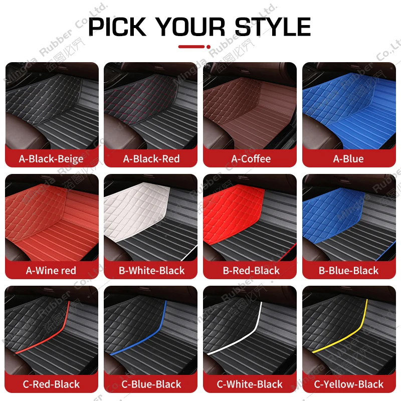Car floor mats for BMW Z4 E89 2009 2010 2011 2012 2013 Custom auto foot Pads automobile carpet cover