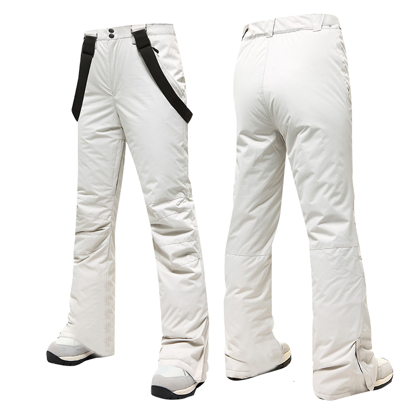 -30 Degrees Ski Women Winter Outdoor Thicken Windproof Waterproof Warm Snow Trousers Sports Snowboarding Breathable Pants