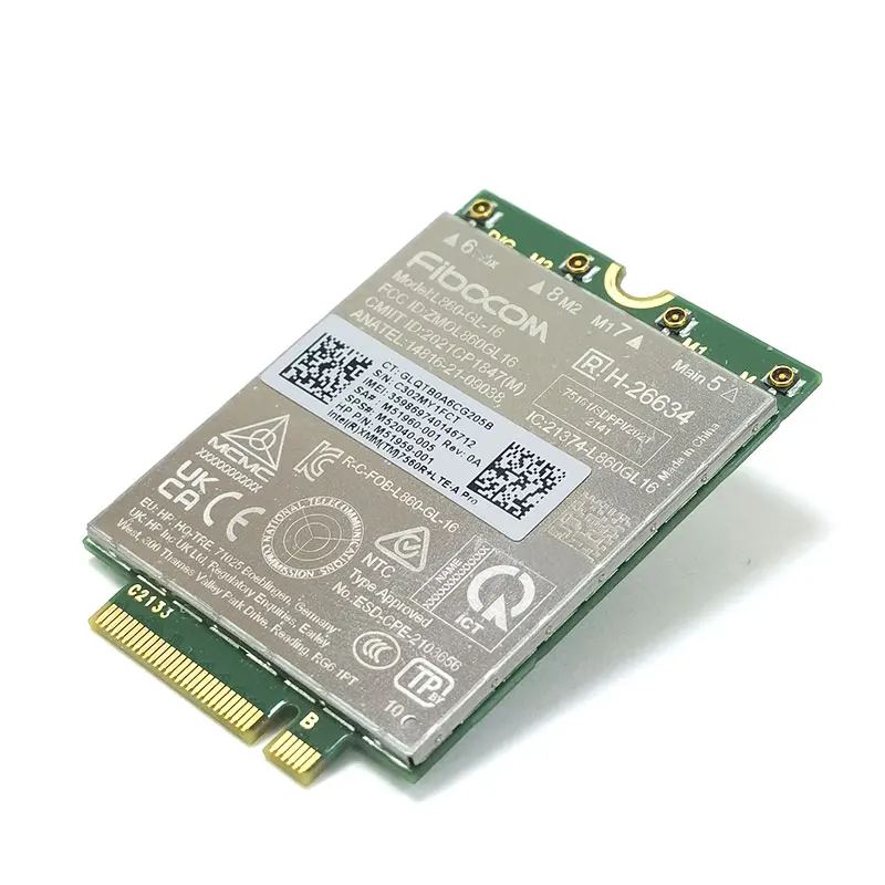 Fibocom L860-GL-16 LTE CAT16 module for 4G 5G module L860-GL M52040-005 4G modem NGFF m2 For HP Elitebook 865 845 840 835 G9