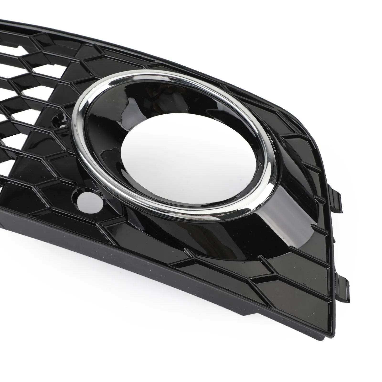 for Audi B8 RS4 2009 2010 2011 2012 Honeycomb Mesh Fog Light Open Vent A4 Grille Intake Cover 8KD807682 8KD807681 Grill Parts