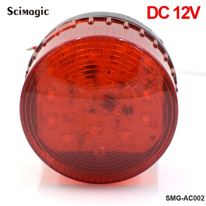 Signal Strobe Flashing Lamp DC 12V or 24V LED Gate Flashing Light Lamp Alarm Lamp For Swing Sliding Gate Opener/Barrier Gate