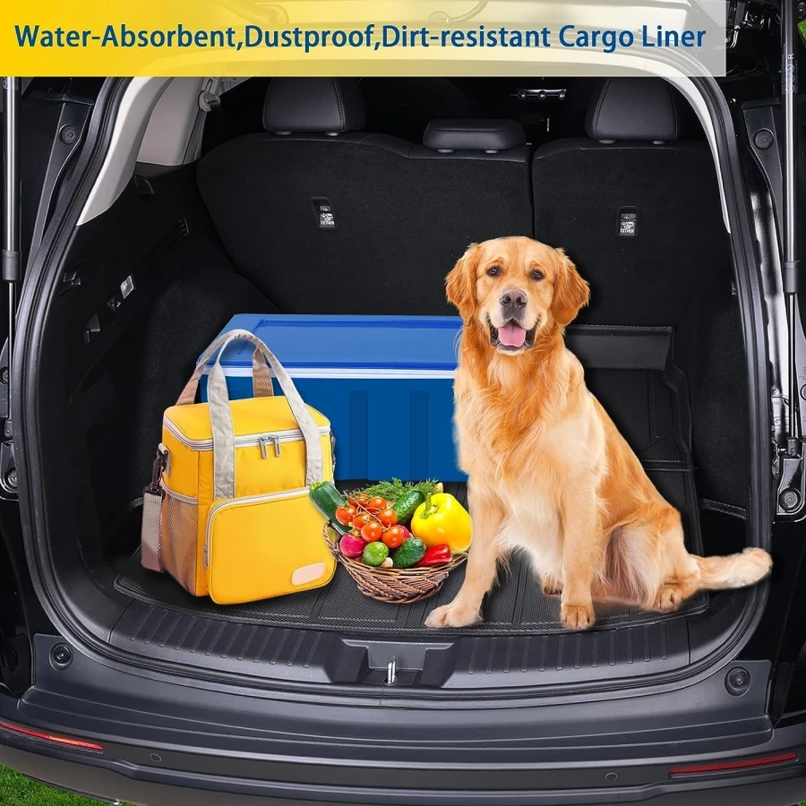 All Weather Floor Mats for Hyundai Ioniq 6 2023 2024 Cargo Liner Rear Trunk Cargo Tray Mat Waterproof Interior Accessories