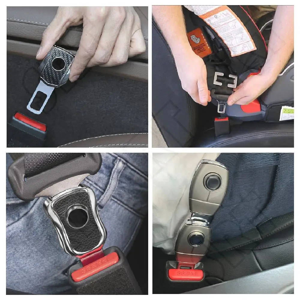 Fits for Mercedes Benz AMG A C E S Class GLA GLB GLC GLS Car Accessories Seat Belt Clip Extender Seatbelt Buckle Plug Socket