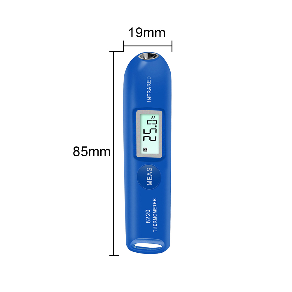 8220 Industrial Pyrometer Mini Digital Infrared Thermometer For Kitchen BBQ Frying Cooking IR Laser Temp Non-Contact -50~220°C
