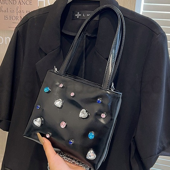 Bag Designer Fashion Classic 10a Top Woman Handbagevening Bags Small Niche Diamond Studded Tote for Women in Spring and Summer Fashionable Simple Sing