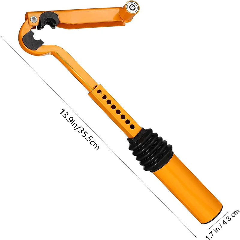 1Pcs Handbrake to Gear Stick Lock Anti Theft Automatic Cars Car Lock Fits Manual and Automatic Cars Truck Van SUV Car Lock