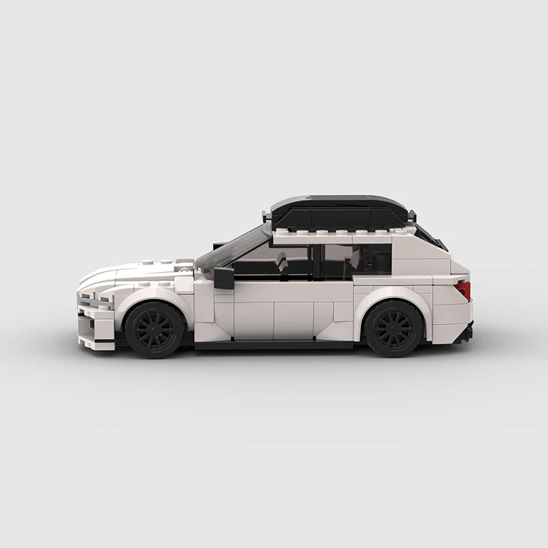 MOC RS6 Speed Champions Cars Building Blocks City Sports Racing Vehicle DIY Bricks Toys Christmas Gift