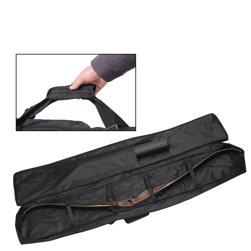 Archery Recurve Bow Storage Bag Hunt Sport Carry Case Hand Shoulder Case Bag All-In-One Backpack Bow Bag Archery Handbag