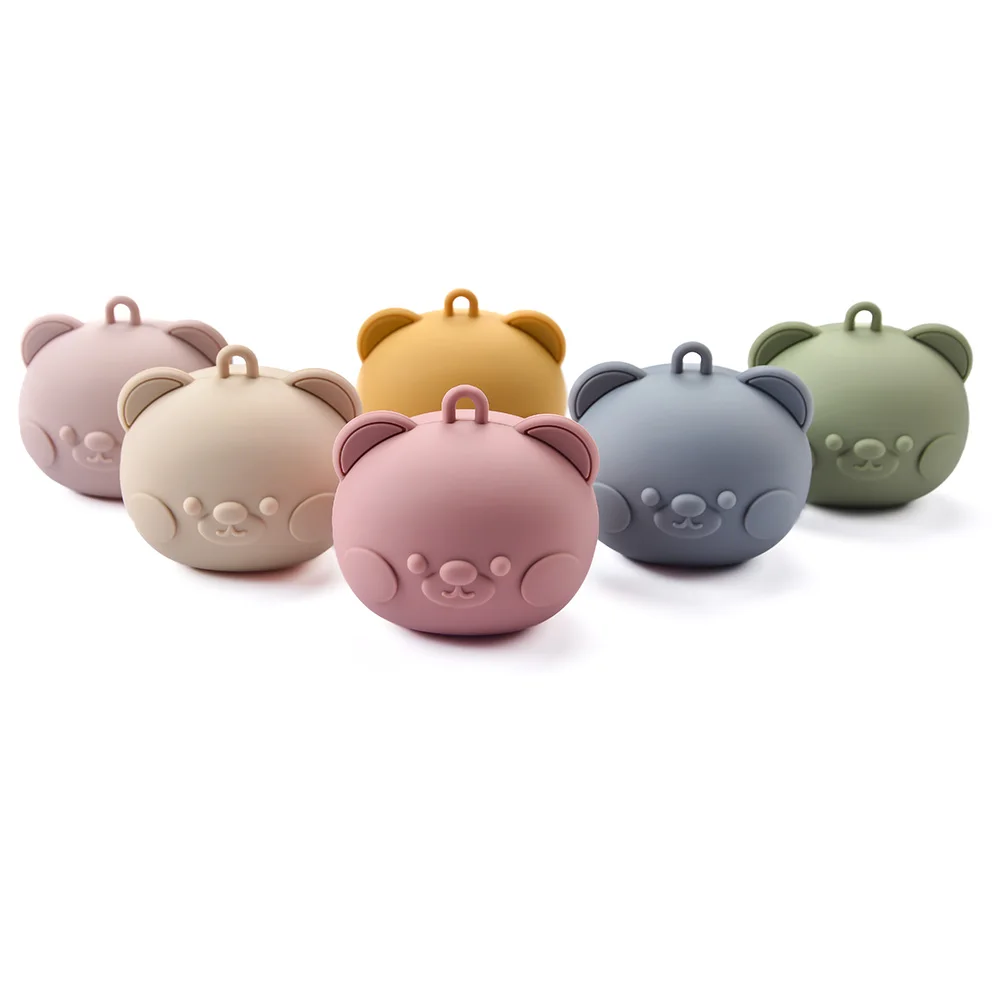 Baby Pacifier Holder BPA Free Food Grade Silicone Infant Portable Soother Container Box Nipple Storage Box Cases Accessories