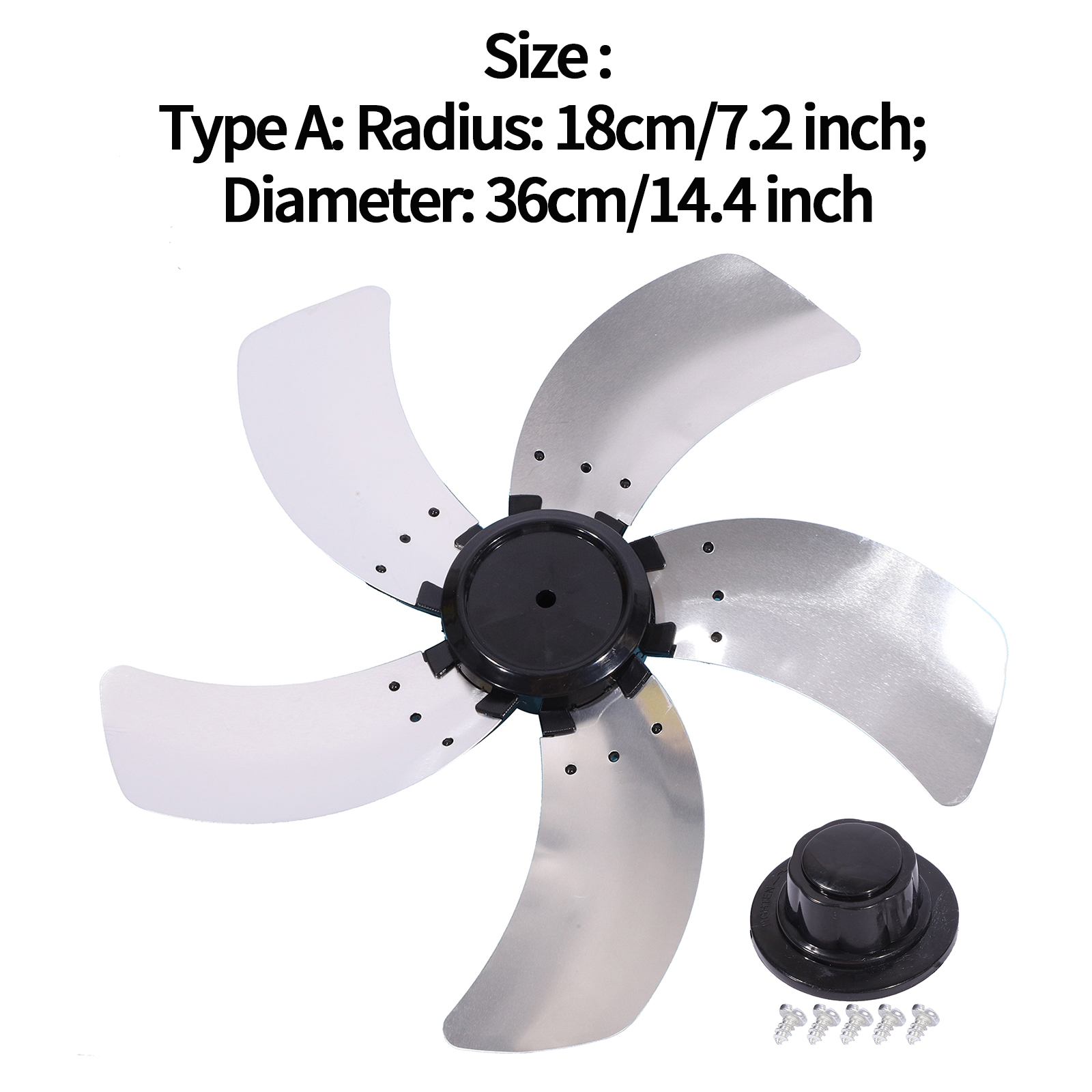 Thicken Plastic Fan Blades Household Plastic Fan Blade 5/9 Leaves for Standing Pedestal Fan Table Fanner General Accessories
