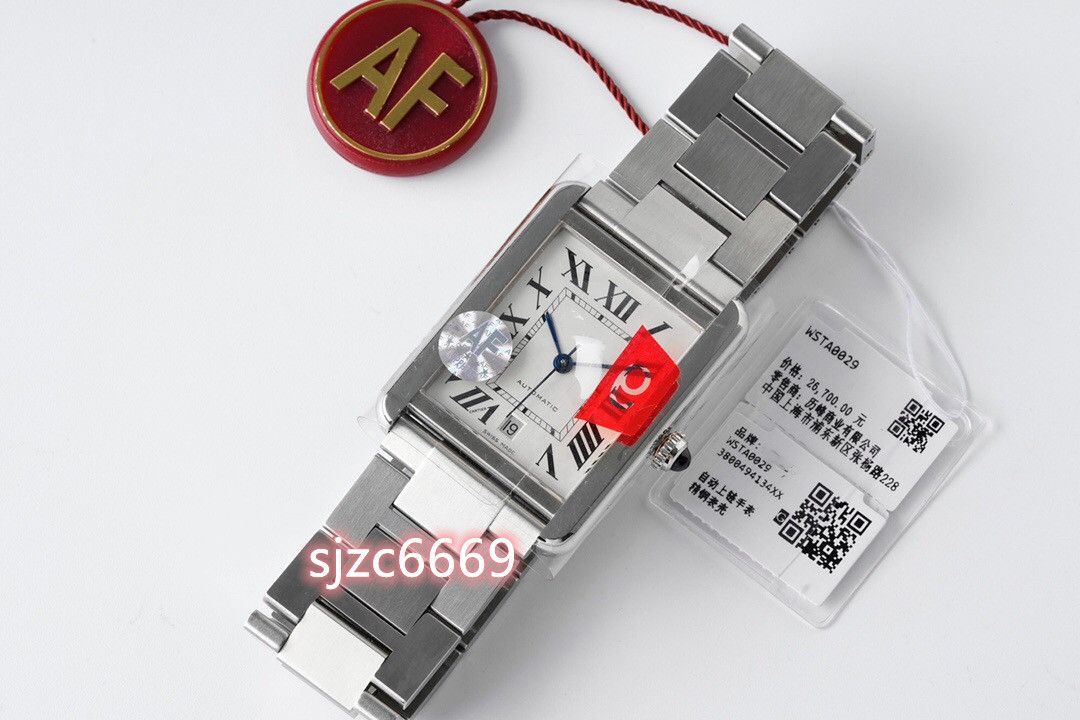 AF W5200028 Mechanical watch diameter 31x41mm with 2892 movement sapphire glass mirror 316L fine steel case