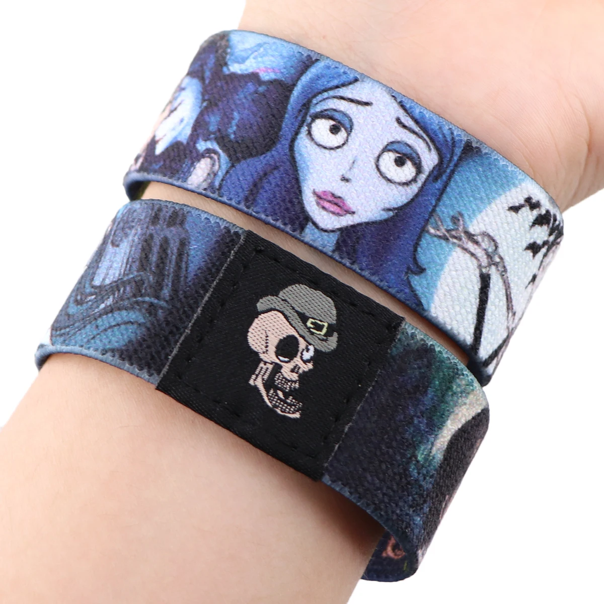 Halloween Wednesday Bracelets Bangles for Women Armband Stretch Wristband Adorn Jewelry Cosplay Accessories Fans Kids Gifts