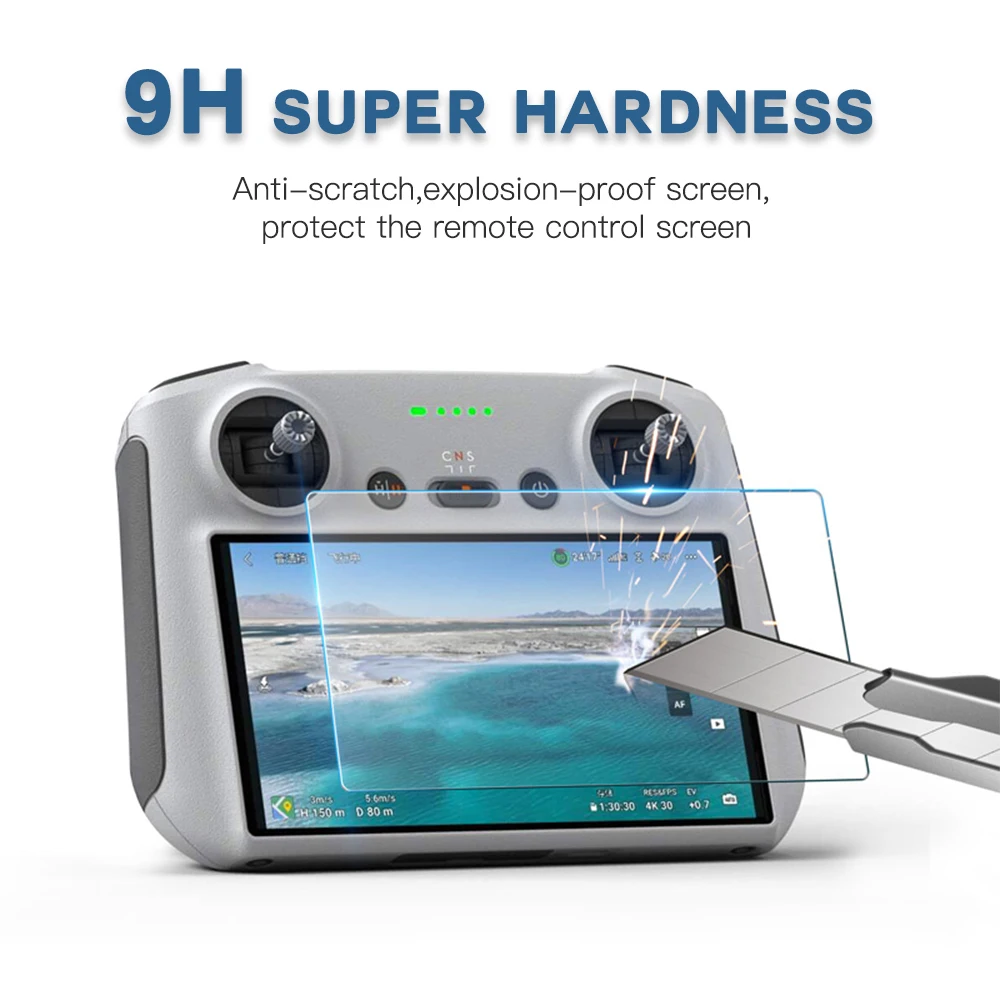 9H Tempered Glass for DJI Mini 3 Pro Remote Controller Screen Protector for DJI RC Drone Protective Glass Film Accessories