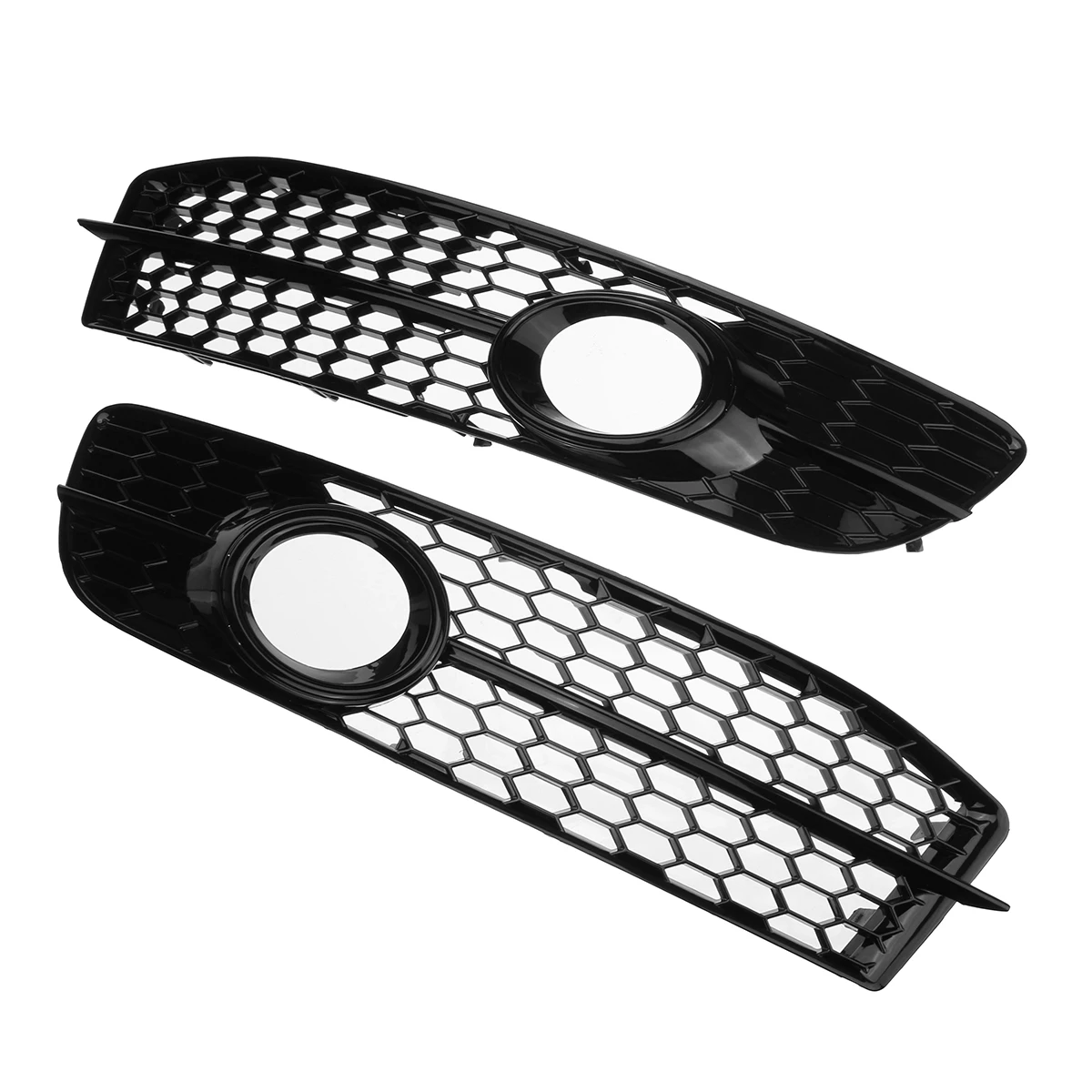 For Audi A6 C6 S-line S-Facelifted 2008-2011 Front Bumper Fog Light Lamp Grille Cover Honeycomb 4F0807681Q01C