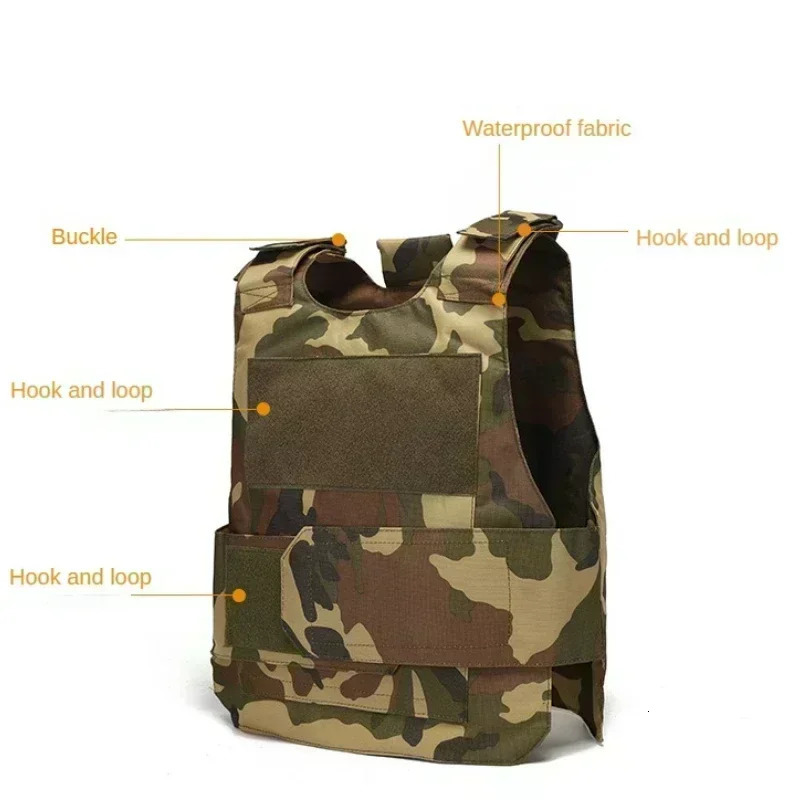 Tactical Vest Multi functional Armor Tactical Vest CP Camo 800D Tactical Airsoft Vest Outdoor Climb Hunting Vests 241024 - view 6