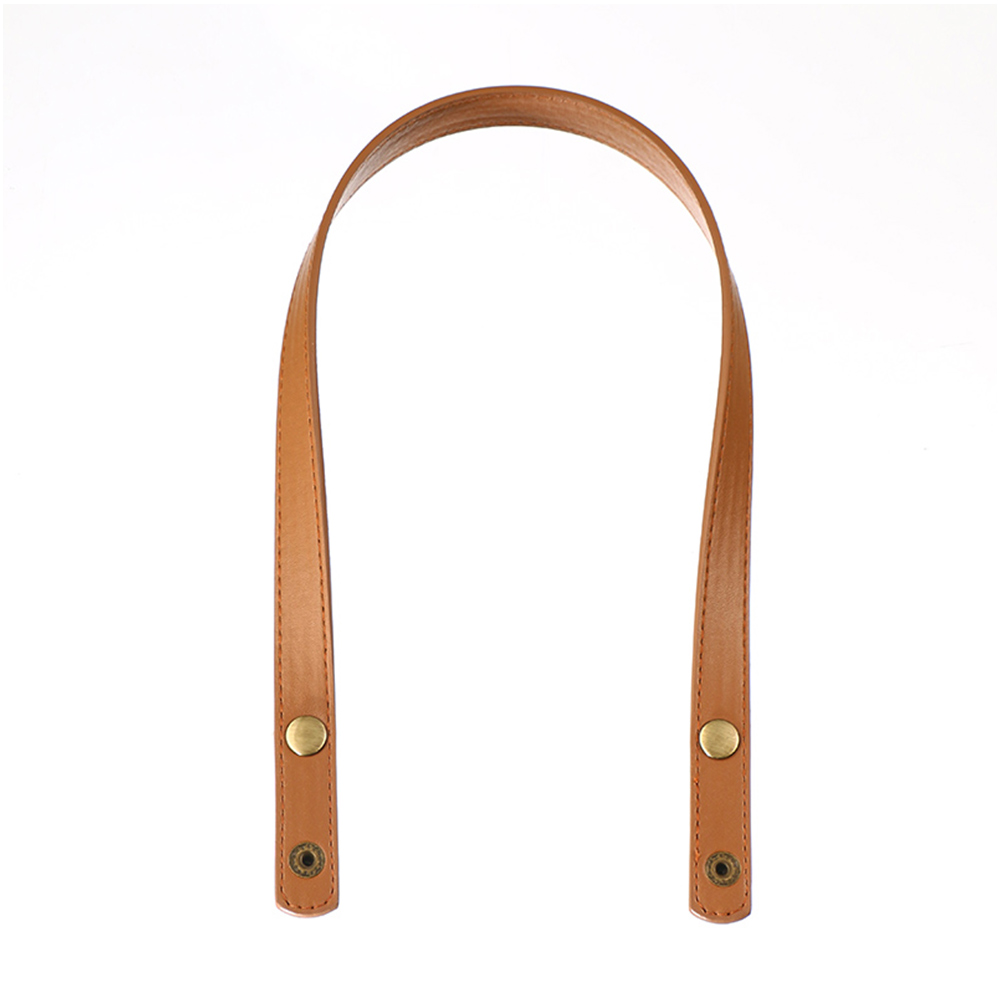1.8*60cm PU Leather Snap Bag Strap Solid Color Short Hand Strap Women Replaceable Shoulder Bag Strap All-match Bag Accessories b6a03 5 bbcad
