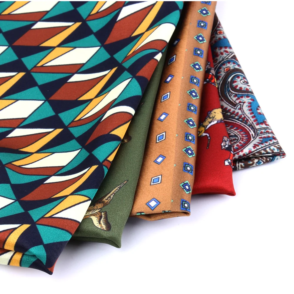 Print Pocket Square For Men Women Floral Print Suits Kerchief Men's Handkerchiefs Soft Square Handkerchief Towels Scarves
