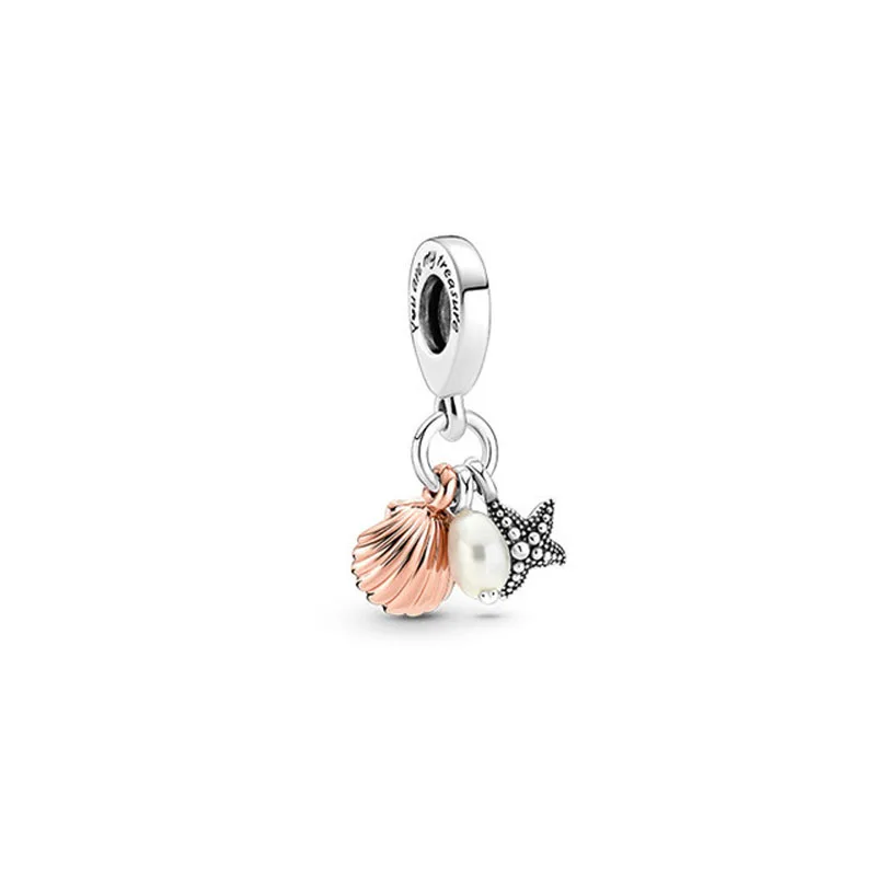 New Summer Series Blue Ocean Octopus Turtle Safety DIY Beads Fit Original Charms Silver Plated 925 Bracelet Jewelry Making