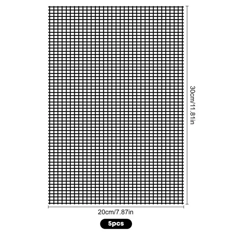 pcs Flower Pot Hole Mesh Pad Bonsai Bottom Grid Mat Prevent Soil Loss Breathable Drainage x cm 5