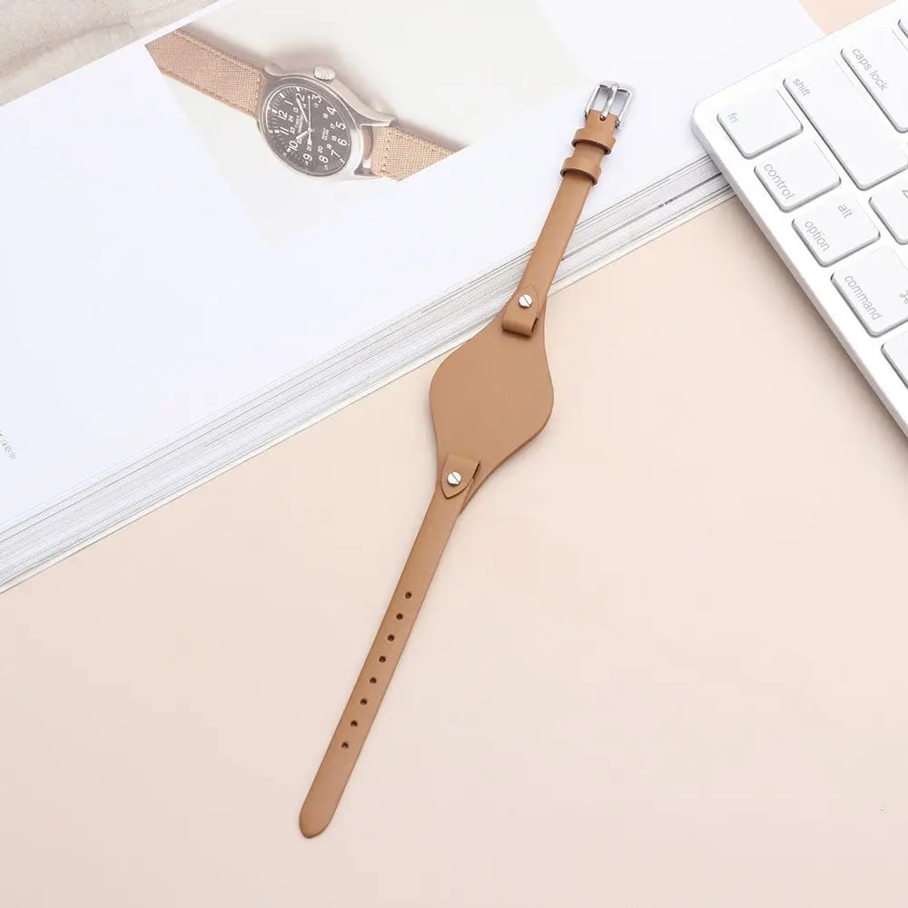 Luxury 8mm Genuine Leather Watch Strap Women Watchband for Fossil ES3077 2830 3262 3060 4176 4119 4026 4340 Loop Bracelet