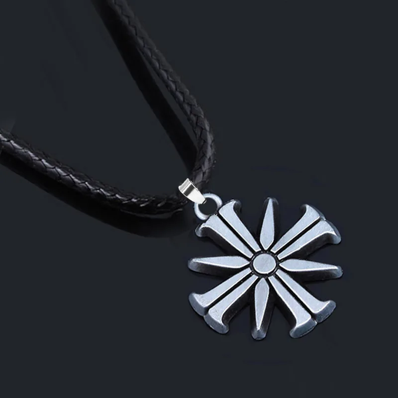 New PS4 Game Far Cry 5 Pendants Necklaces Ares 4 Eden's Gate Choker FARCRY 5 Cult Sunflower Logo Keyring For Men Game Fans Gift