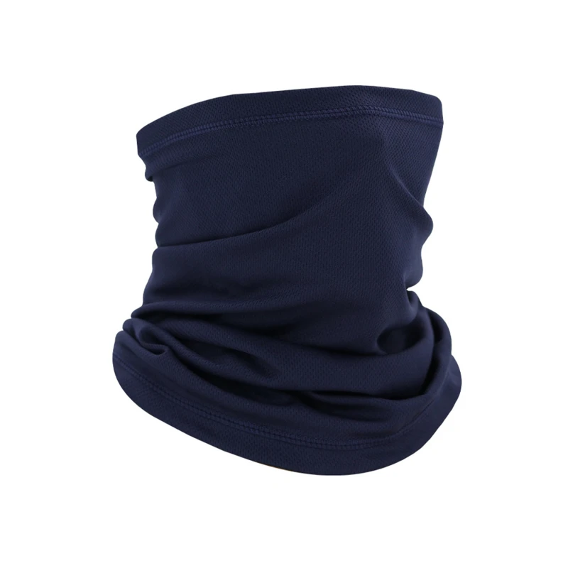 Gaiter ddmysmile Men Windproof Neck Elastic Tube Scarf Ear Cover Male Head Scarves Half Face Sun Ring Headscarf Headband Bandana Smile