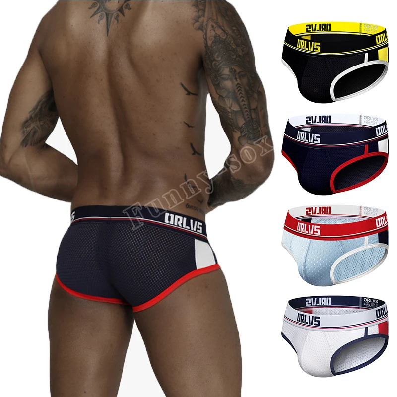 Sexy Men Underwear Male Panties Briefs Cotton Breathable Jockstrap Mens U Pouch Biniki Underpants Hombre Cuecas OR192