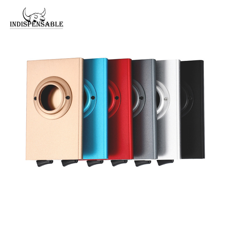 Anti-theft ID Credit Card Holder Airtag Minimalist Porte Carte Thin Aluminium Metal Wallets Air Pocket Case Bank Women Men Box