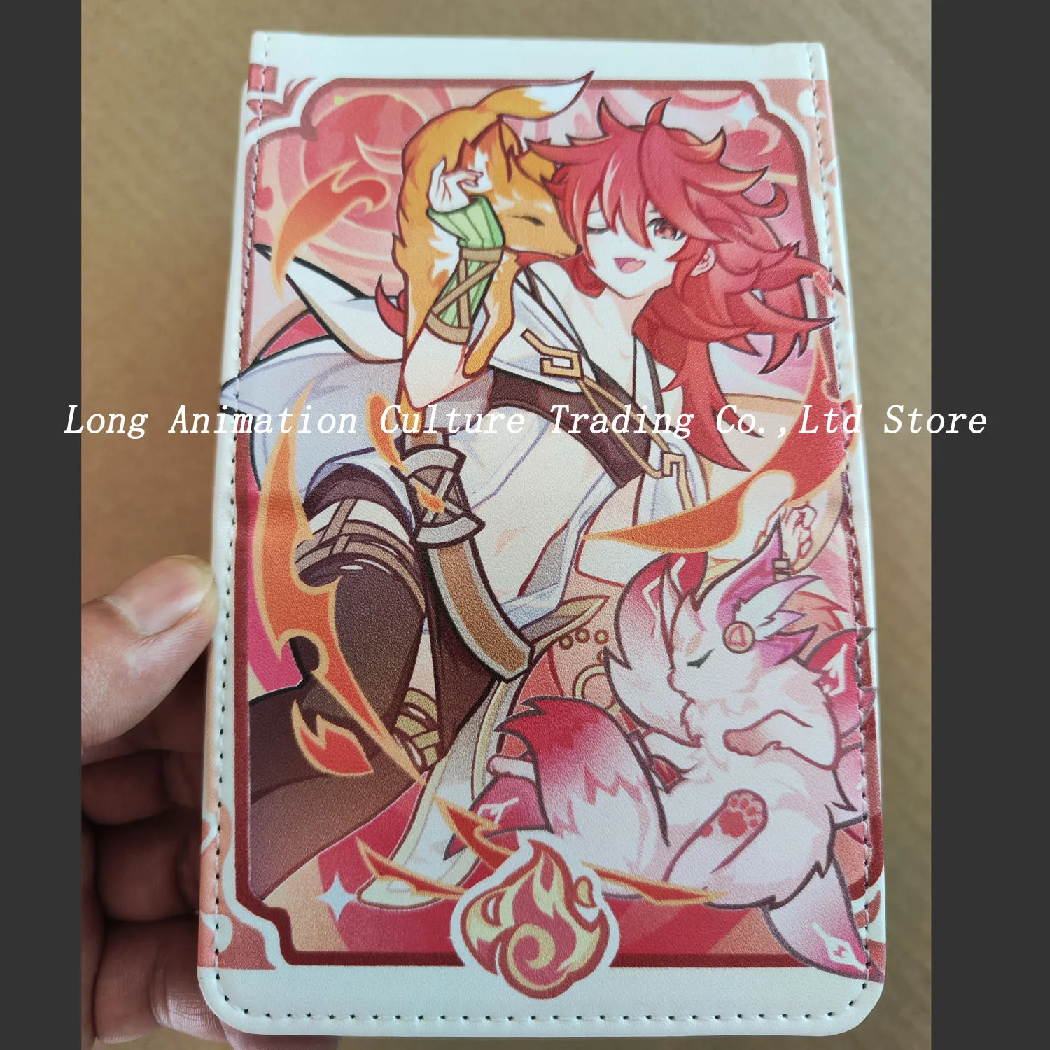 Yugioh Agel of the Icejade Deck Box Yu-Gi-Oh! TCG OCG PTCG Trading Cards Protector Case Pu Leather Storage Box 100+