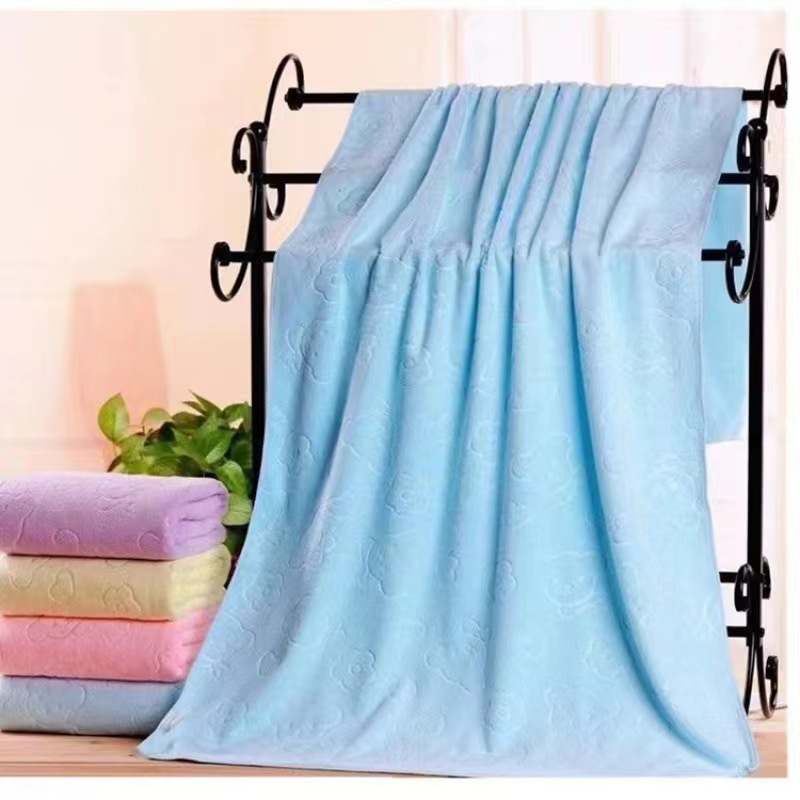 Fashion Soft Cartoon 30*60cm 35*75cm Pets Dog Cat Puppy Super Absorbent Towel Dry Hair Ake A Shower and Wipe Body Dog Supplies