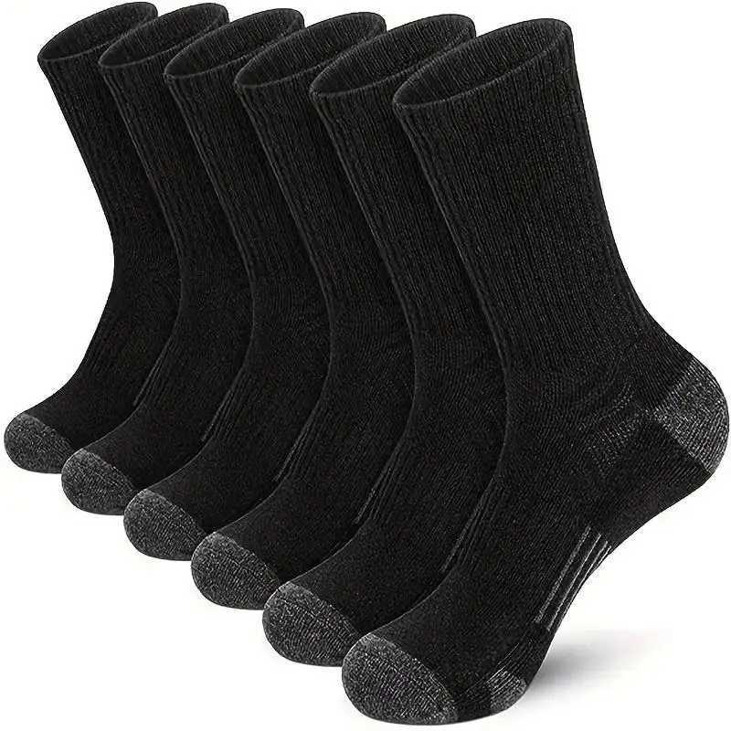 6 Pairs of High-Density Buffered Running - Ventilated for All-Day Comfort - Perfect for Outdoor Sports LX241102
